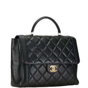 Chanel Handbag 31 Skin Caviar Diana Black Matelasse
